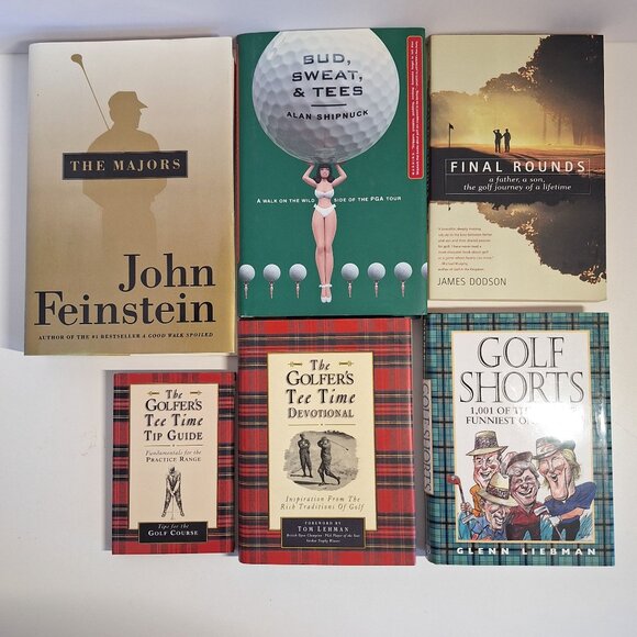 5 Golf Book Lot & Tee Time Tip Guide Lehman Leibman Feinstein Dodson Shipnuck - Picture 4 of 6